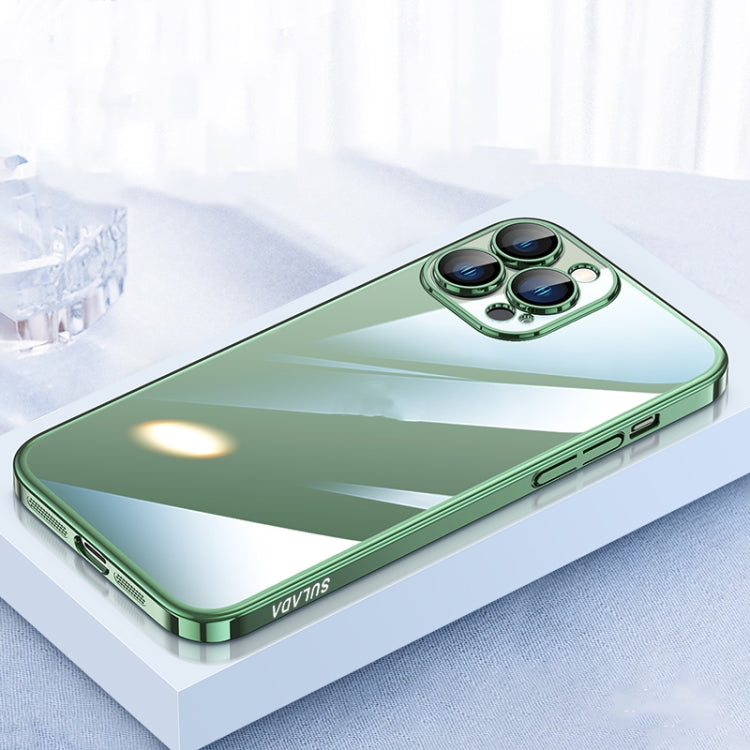 For iPhone 13 Pro Max SULADA JINGJIA Series Lens Protector PC Phone Case (Greeen) - HoMEdemic™ 