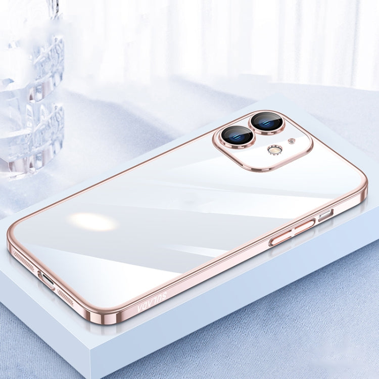 For iPhone 12 SULADA JINGJIA Series Lens Protector PC Phone Case(Pink) - HoMEdemic™ 