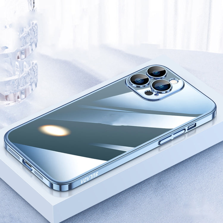 For iPhone 12 Pro Max SULADA JINGJIA Series Lens Protector PC Phone Case(Blue) - HoMEdemic™ 