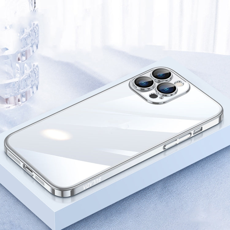For iPhone 12 Pro Max SULADA JINGJIA Series Lens Protector PC Phone Case(Silver) - HoMEdemic™ 