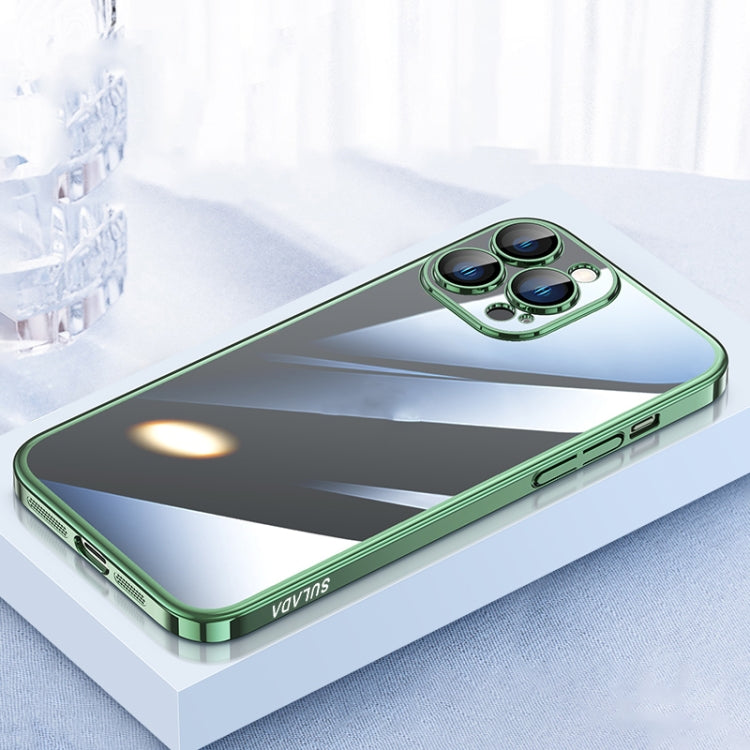 For iPhone 12 Pro Max SULADA JINGJIA Series Lens Protector PC Phone Case(Greeen) - HoMEdemic™ 