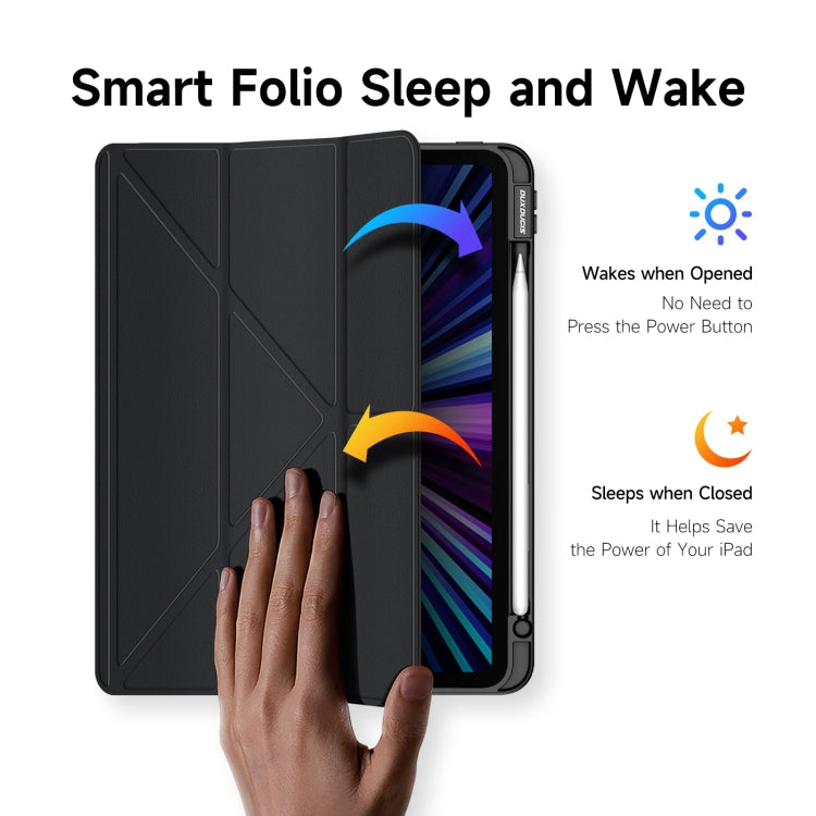 DUX DUCIS Magi Series Shockproof Tablet Case For iPad Pro 11 2022/2021/2020/2018 (Black) - HoMEdemic™ 