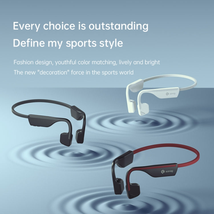 Sanag A11S Bone Conduction Second-generation Air Conduction Headphones(White Grey) - HoMEdemic™ 