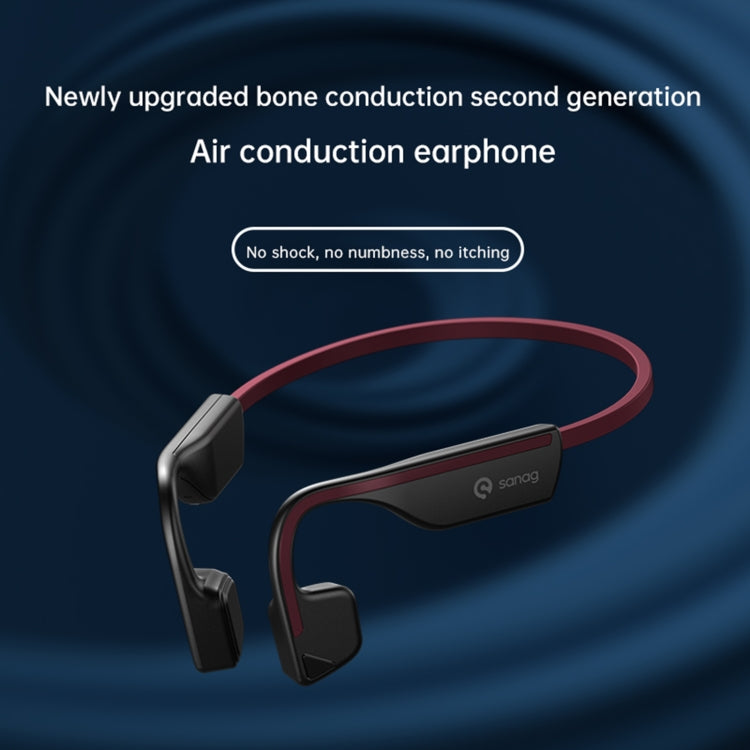 Sanag A11S Bone Conduction Second-generation Air Conduction Headphones(White Grey) - HoMEdemic™ 