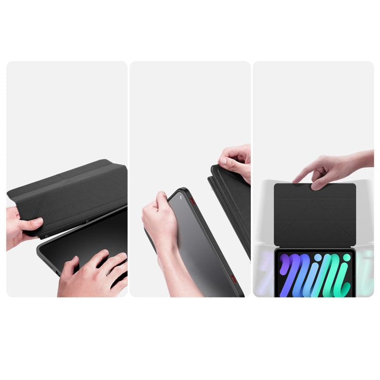 For iPad mini (2021)/mini 6 / mini 7 DUX DUCIS Magi Series Shockproof Tablet Case(Black) - HoMEdemic™ 