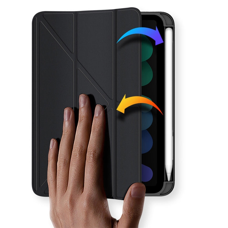For iPad mini (2021)/mini 6 / mini 7 DUX DUCIS Magi Series Shockproof Tablet Case(Black) - HoMEdemic™ 