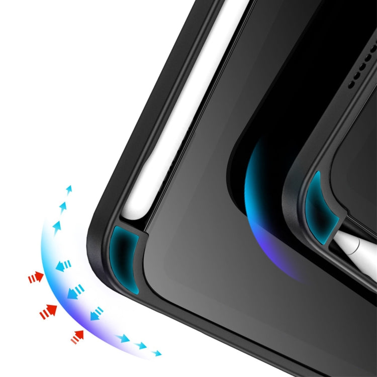 For iPad mini (2021)/mini 6 / mini 7 DUX DUCIS Magi Series Shockproof Tablet Case(Black) - HoMEdemic™ 