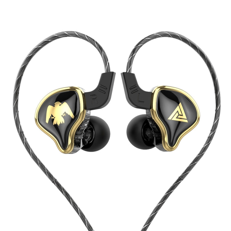 QKZ AK6-Ares Sports In-ear HIFI Wired Control Earphone with Mic(Black) - HoMEdemic™ 