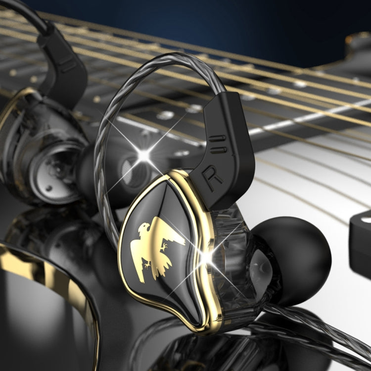 QKZ AK6-Ares Sports In-ear HIFI Wired Control Earphone with Mic(Black) - HoMEdemic™ 