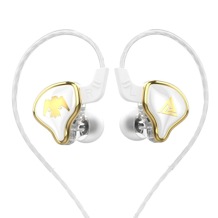 QKZ AK6-Ares Sports In-ear HIFI Wired Control Earphone with Mic(White) - HoMEdemic™ 