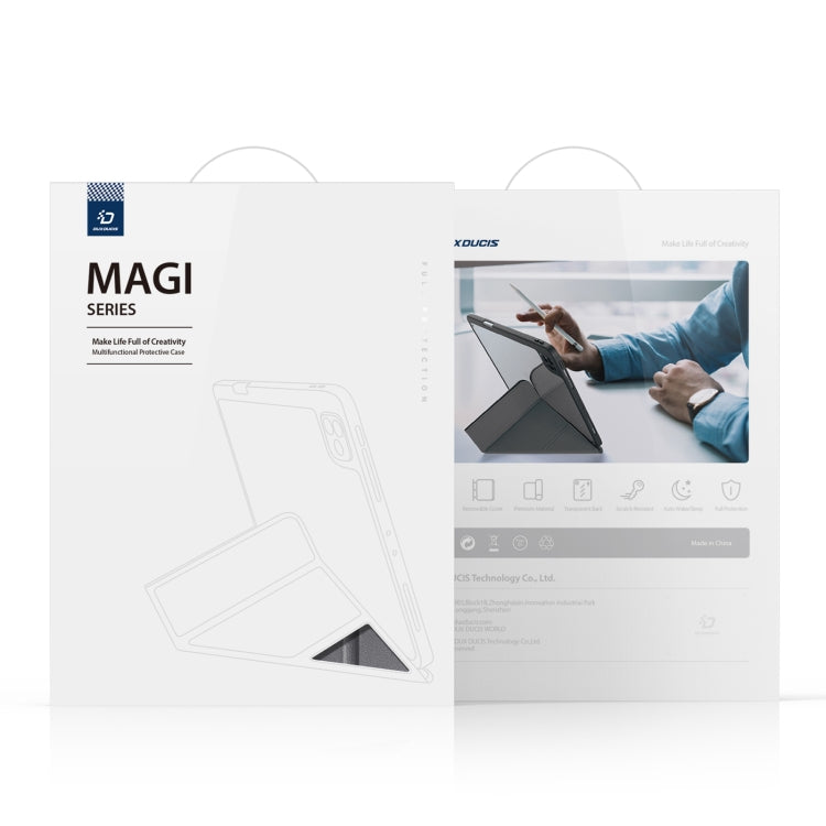 For iPad 10.2 2019/2020/2021 DUX DUCIS Magi Series Shockproof Tablet Case(Grey) - HoMEdemic™ 