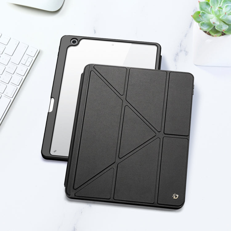 For iPad 10.2 2019/2020/2021 DUX DUCIS Magi Series Shockproof Tablet Case(Black) - HoMEdemic™ 