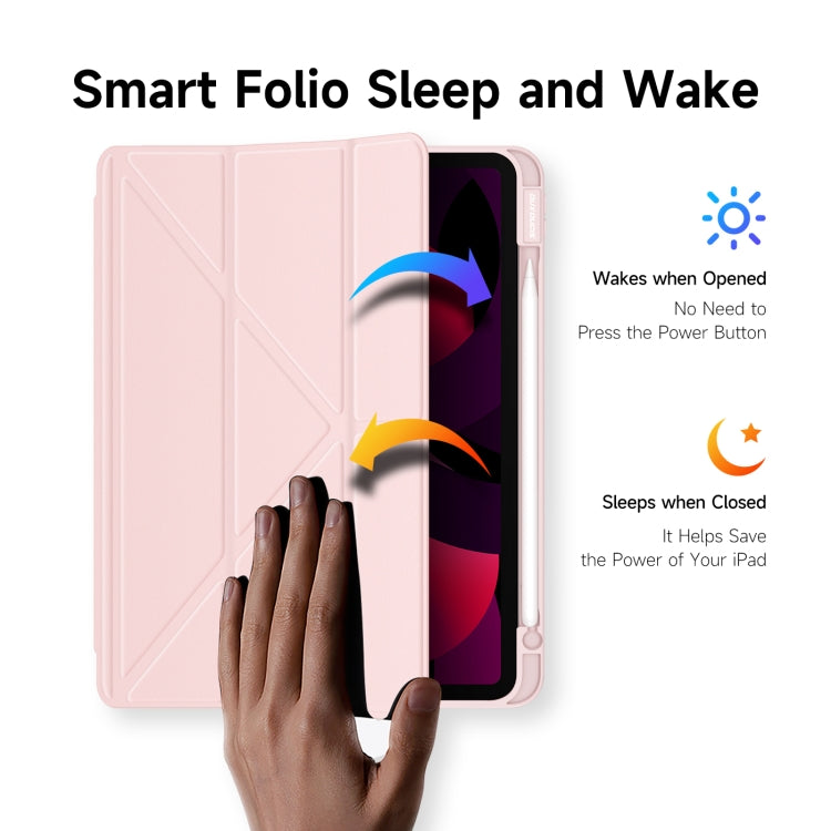 For iPad Air 2020 / Air 2022 / Air 11 2024 DUX DUCIS Magi Series Shockproof Tablet Case(Pink) - HoMEdemic™ 