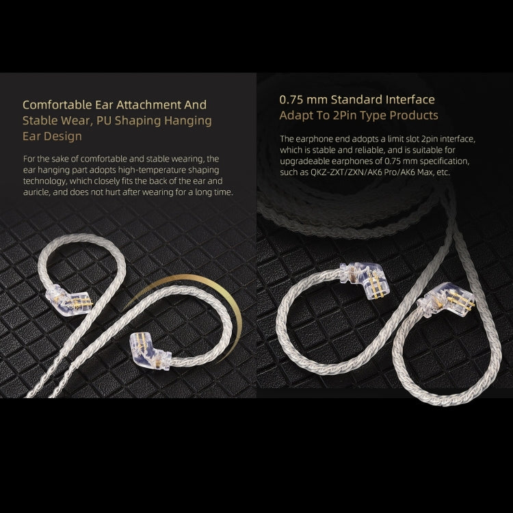 QKZ A1 Four-strand Silver-plated Wired Earphone - HoMEdemic™ 