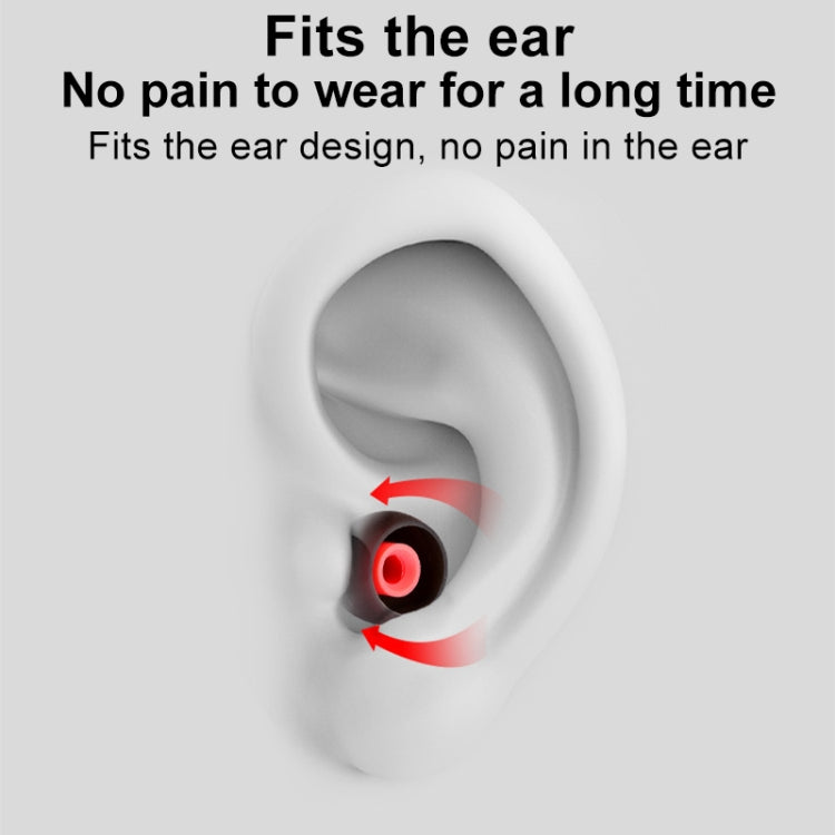 QKZ GJES 6-in-1 In-Ear Earphone Silicone Ear Caps(White Red) - HoMEdemic™ 
