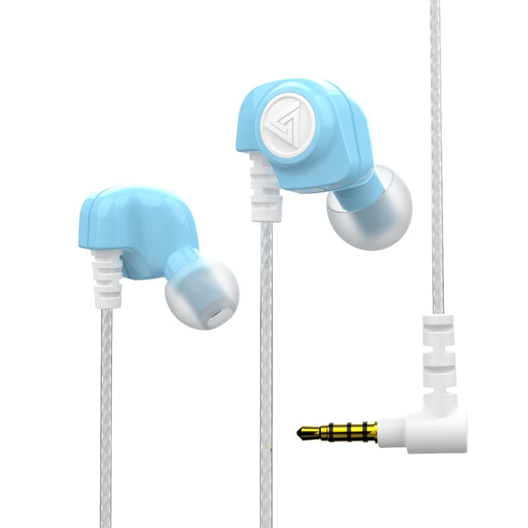 QKZ SK5 In-ear Subwoofer Wire-controlled Music Earphone with Mic(Blue) - HoMEdemic™ 