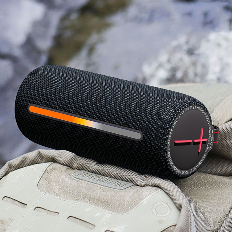 HOPESTAR P37 Outdoor Portable RGB Light Waterproof Wireless Bluetooth Speaker(Black) - HoMEdemic™ 