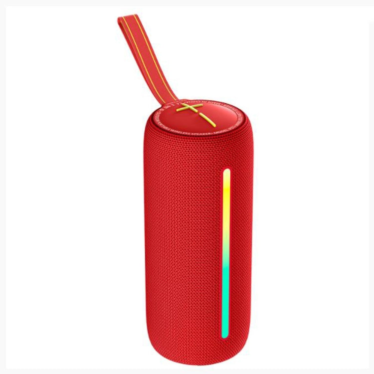 HOPESTAR P37 Outdoor Portable RGB Light Waterproof Wireless Bluetooth Speaker(Red) - HoMEdemic™ 