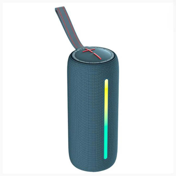 HOPESTAR P37 Outdoor Portable RGB Light Waterproof Wireless Bluetooth Speaker(Blue) - HoMEdemic™ 