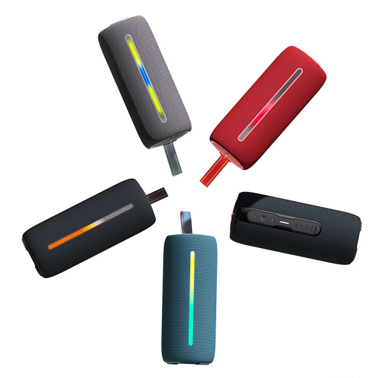 HOPESTAR P37 Outdoor Portable RGB Light Waterproof Wireless Bluetooth Speaker(Grey) - HoMEdemic™ 