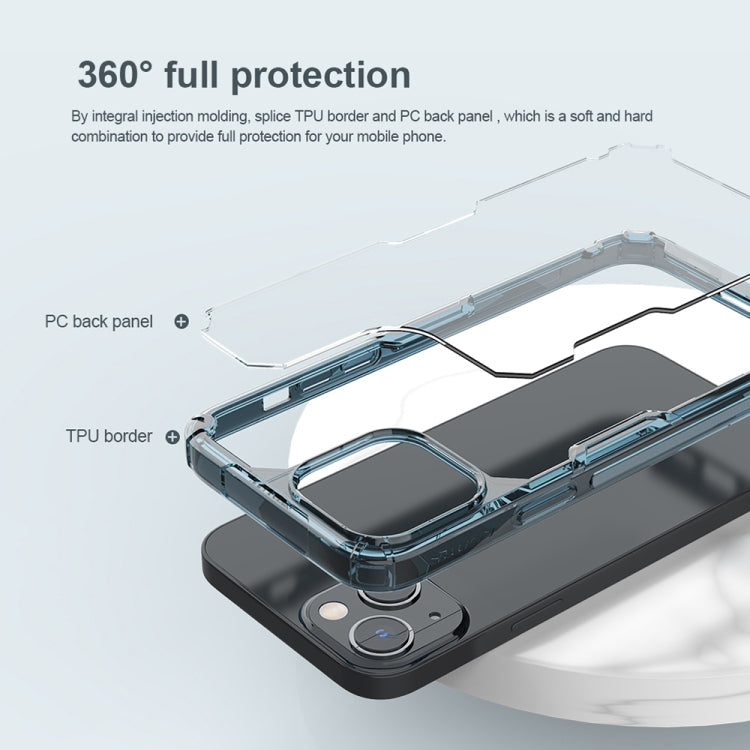 For iPhone 14 NILLKIN Ultra Clear PC + TPU Phone Case (Blue) - HoMEdemic™ 