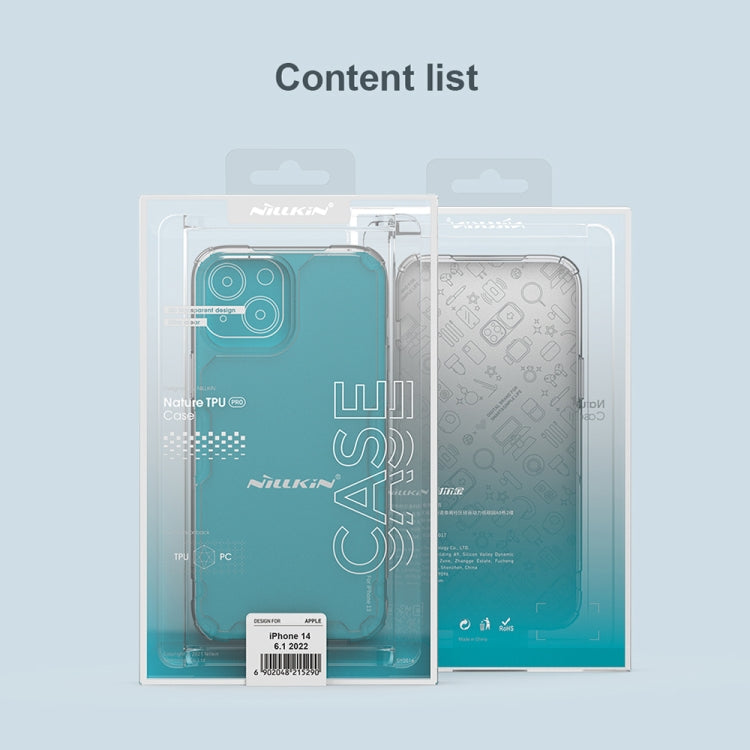 For iPhone 14 NILLKIN Ultra Clear PC + TPU Phone Case (Transparent) - HoMEdemic™ 