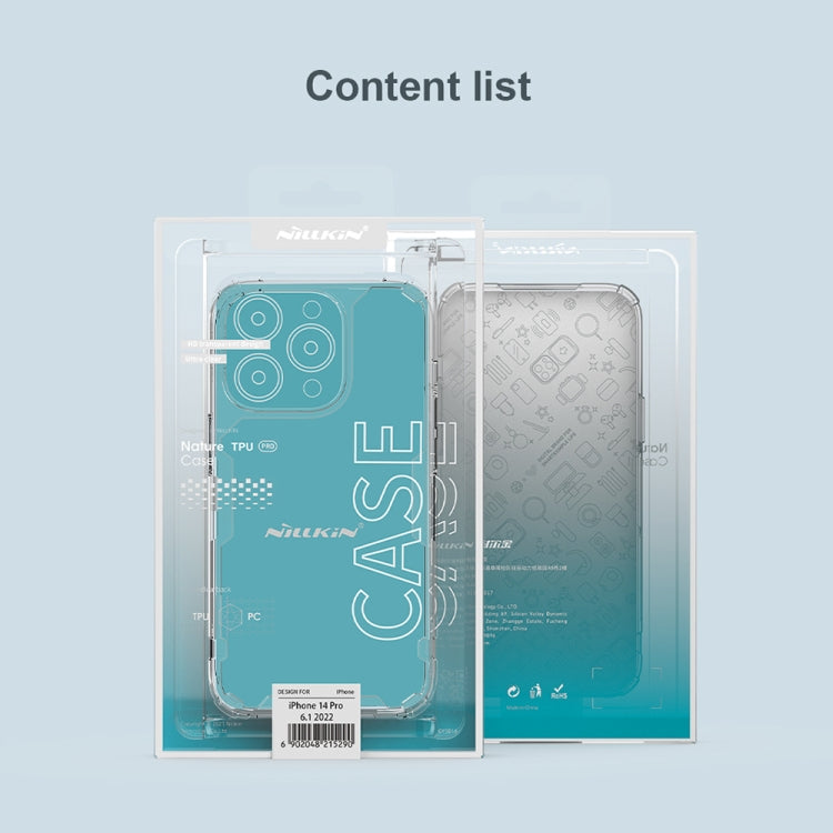For iPhone 14 Pro NILLKIN Ultra Clear PC + TPU Phone Case(Transparent) - HoMEdemic™ 