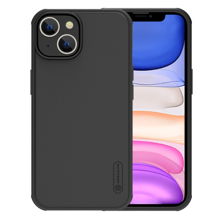 For iPhone 14 NILLKIN Frosted Shield Pro PC + TPU Phone Case (Black) - HoMEdemic™ 