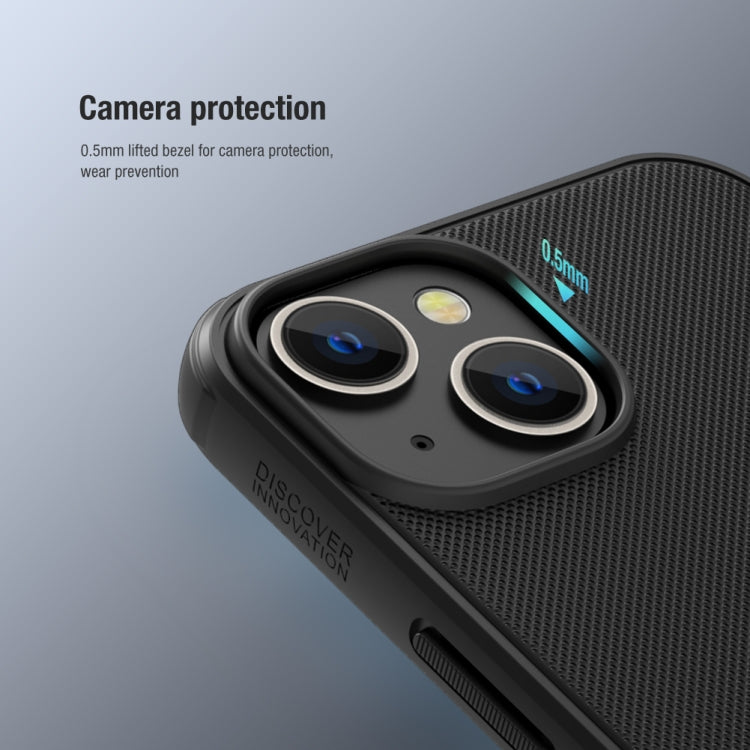 For iPhone 14 NILLKIN Frosted Shield Pro PC + TPU Phone Case (Black) - HoMEdemic™ 