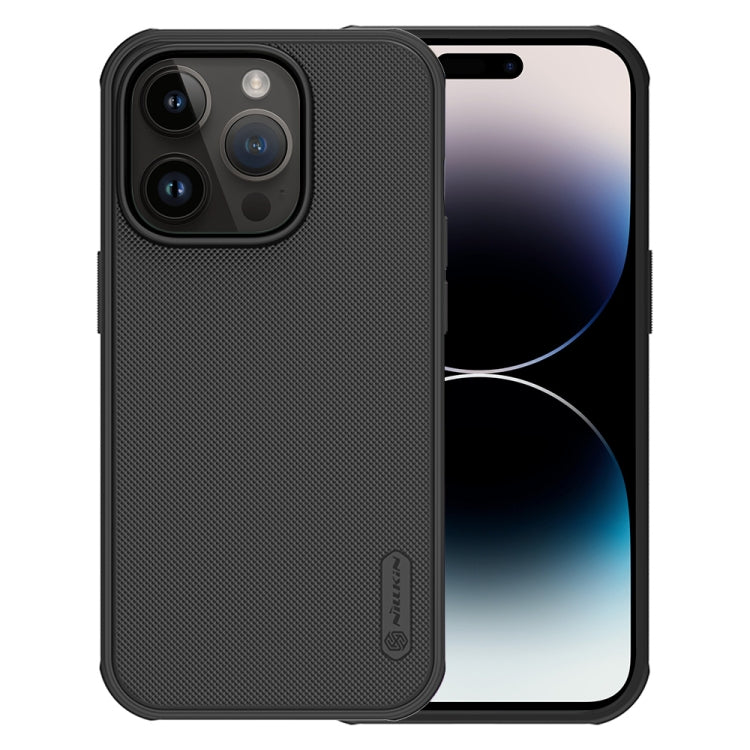For iPhone 14 Pro Max NILLKIN Frosted Shield Pro PC + TPU Phone Case (Black) - HoMEdemic™ 