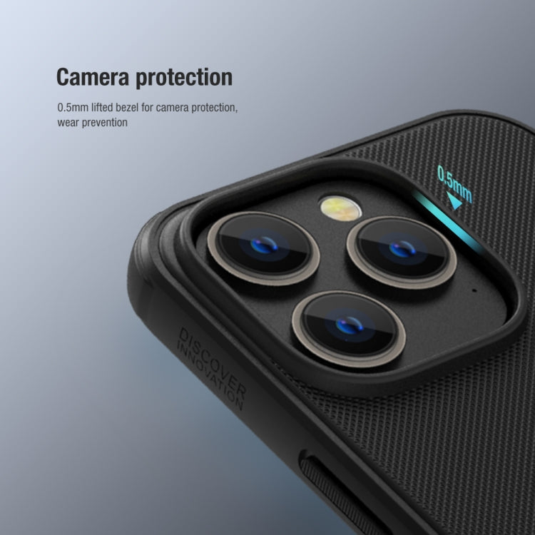 For iPhone 14 Pro Max NILLKIN Frosted Shield Pro PC + TPU Phone Case (Black) - HoMEdemic™ 