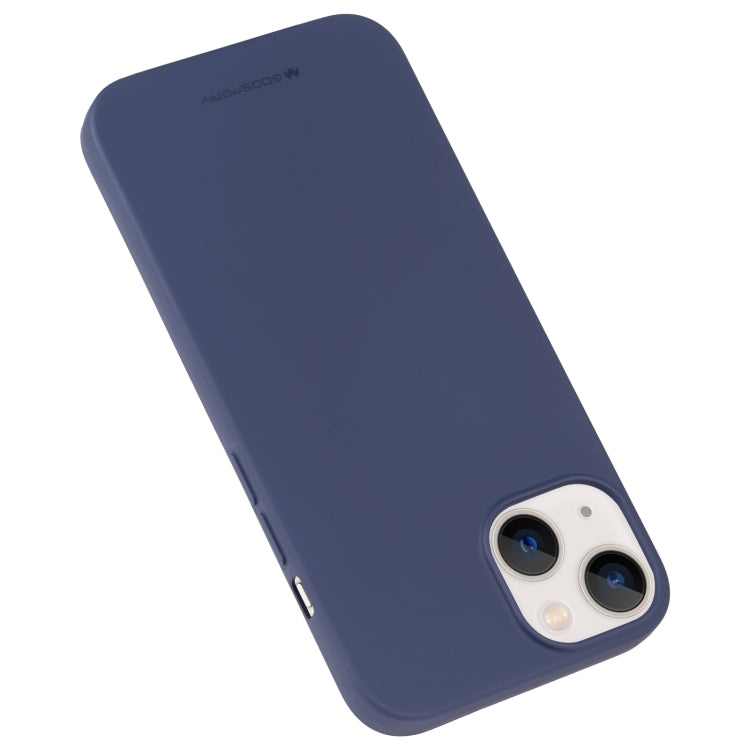 For iPhone 14 GOOSPERY SOFT FEELING Liquid TPU Phone Case (Blue) - HoMEdemic™ 