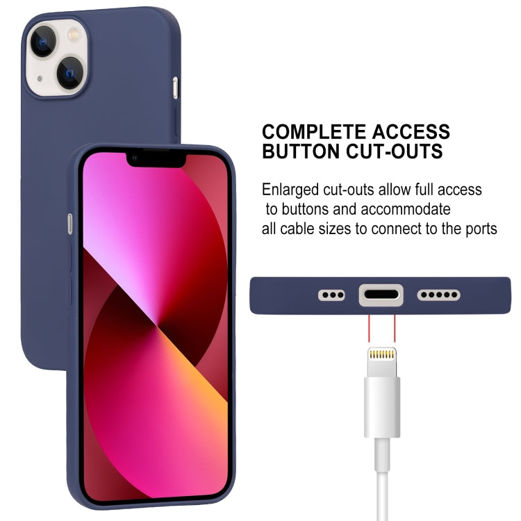 For iPhone 14 GOOSPERY SOFT FEELING Liquid TPU Phone Case (Blue) - HoMEdemic™ 