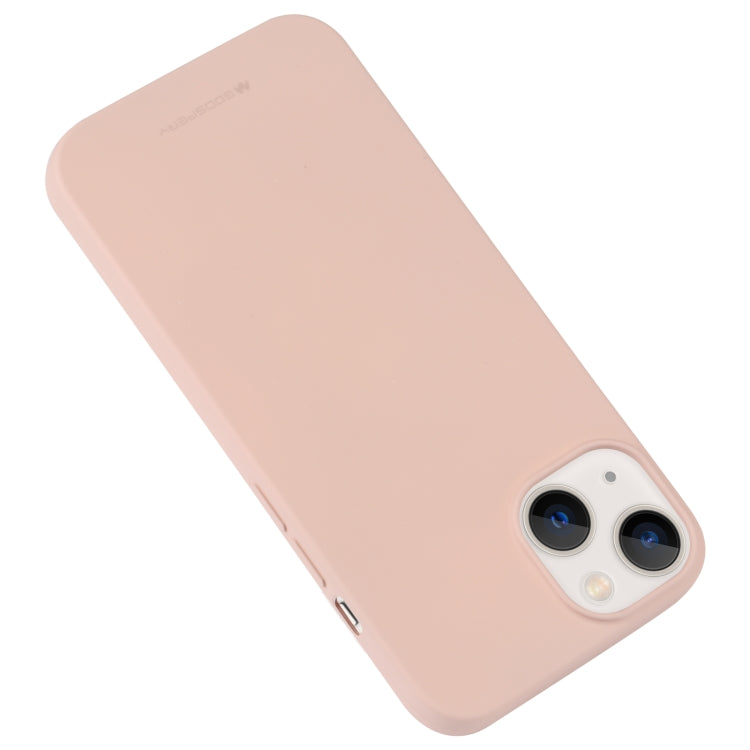 For iPhone 14 GOOSPERY SOFT FEELING Liquid TPU Phone Case (Light Pink) - HoMEdemic™ 