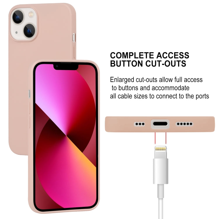 For iPhone 14 GOOSPERY SOFT FEELING Liquid TPU Phone Case (Light Pink) - HoMEdemic™ 