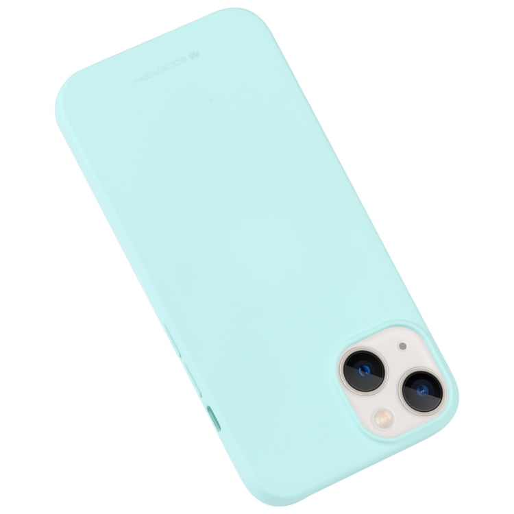 For iPhone 14 GOOSPERY SOFT FEELING Liquid TPU Phone Case (Mint Green) - HoMEdemic™ 