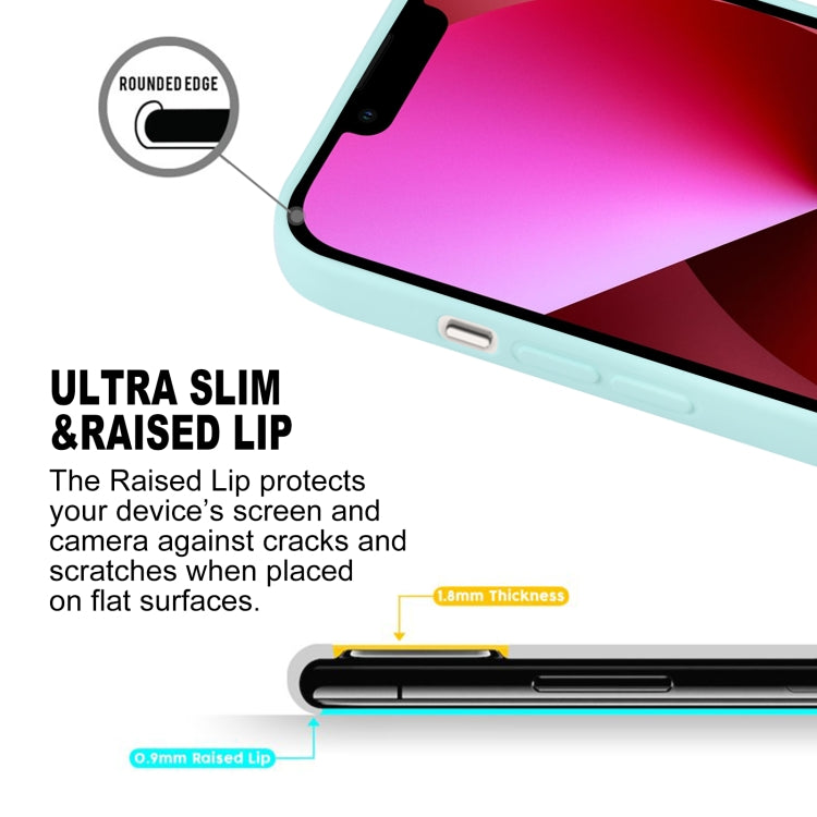 For iPhone 14 GOOSPERY SOFT FEELING Liquid TPU Phone Case (Mint Green) - HoMEdemic™ 