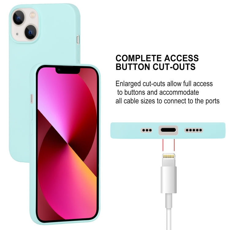 For iPhone 14 GOOSPERY SOFT FEELING Liquid TPU Phone Case (Mint Green) - HoMEdemic™ 