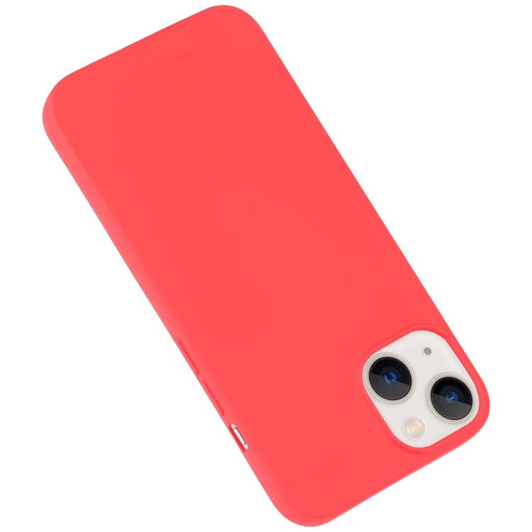 For iPhone 14 GOOSPERY SOFT FEELING Liquid TPU Phone Case (Red) - HoMEdemic™ 