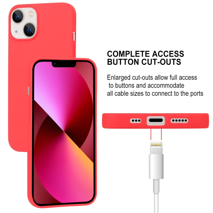 For iPhone 14 GOOSPERY SOFT FEELING Liquid TPU Phone Case (Red) - HoMEdemic™ 