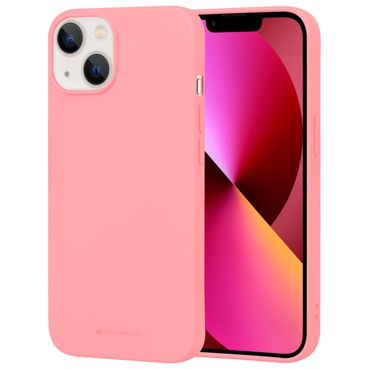 For iPhone 14 Plus GOOSPERY SOFT FEELING Liquid TPU Phone Case (Pink) - HoMEdemic™ 