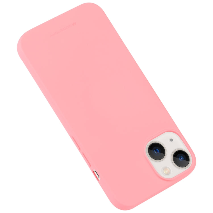 For iPhone 14 Plus GOOSPERY SOFT FEELING Liquid TPU Phone Case (Pink) - HoMEdemic™ 