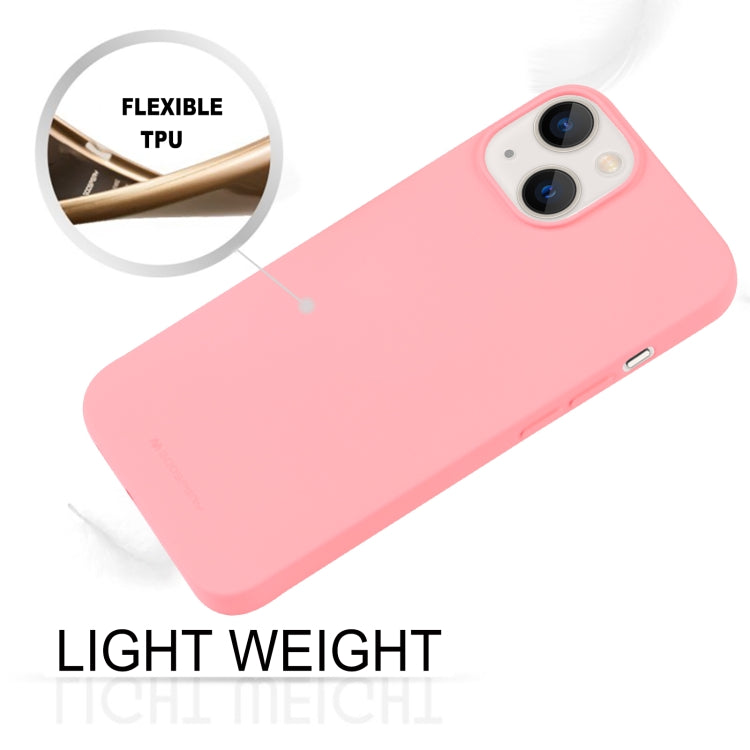 For iPhone 14 Plus GOOSPERY SOFT FEELING Liquid TPU Phone Case (Pink) - HoMEdemic™ 