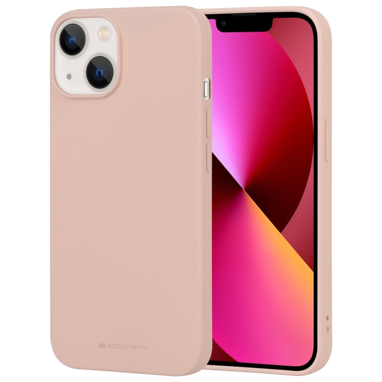 For iPhone 14 Plus GOOSPERY SOFT FEELING Liquid TPU Phone Case (Light Pink) - HoMEdemic™ 