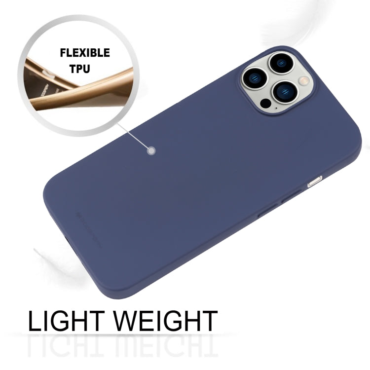 For iPhone 14 Pro GOOSPERY SOFT FEELING Liquid TPU Phone Case(Blue) - HoMEdemic™ 