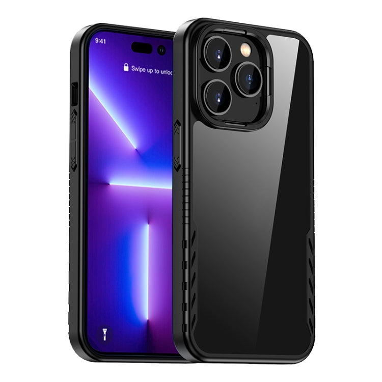 iPAKY Shockproof PC + TPU Protective Phone Case For iPhone 14 Pro(Black) - HoMEdemic™ 