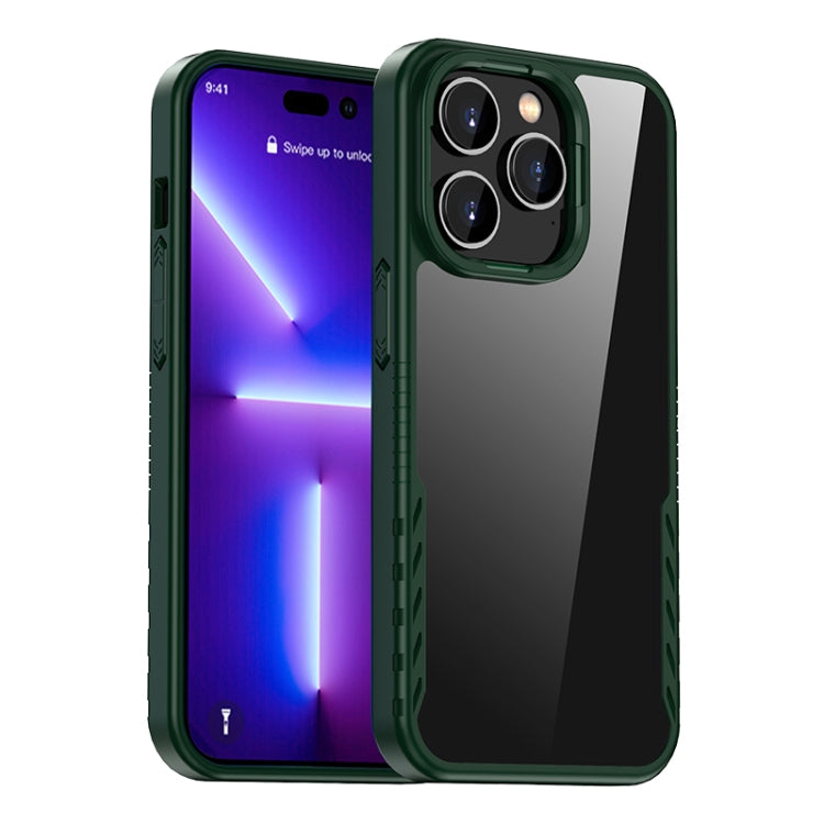 iPAKY Shockproof PC + TPU Protective Phone Case For iPhone 14 Pro(Green) - HoMEdemic™ 