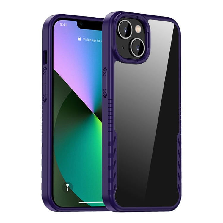 iPAKY Shockproof PC + TPU Protective Phone Case For iPhone 14 Max(Purple) - HoMEdemic™ 