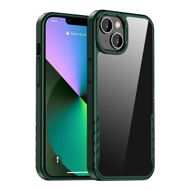 For iPhone 14 iPAKY Shockproof PC + TPU Protective Phone Case (Green) - HoMEdemic™ 