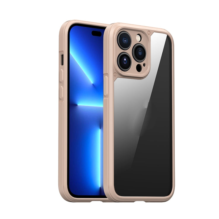 iPAKY Shockproof PC + TPU Protective Phone Case For iPhone 14 Pro(Pink) - HoMEdemic™ 